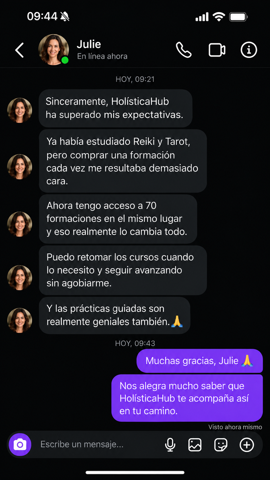 Alumna de HolísticaHub 1
