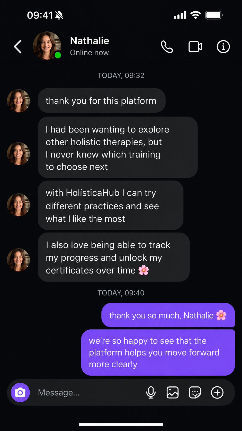 HolísticaHub Student 3