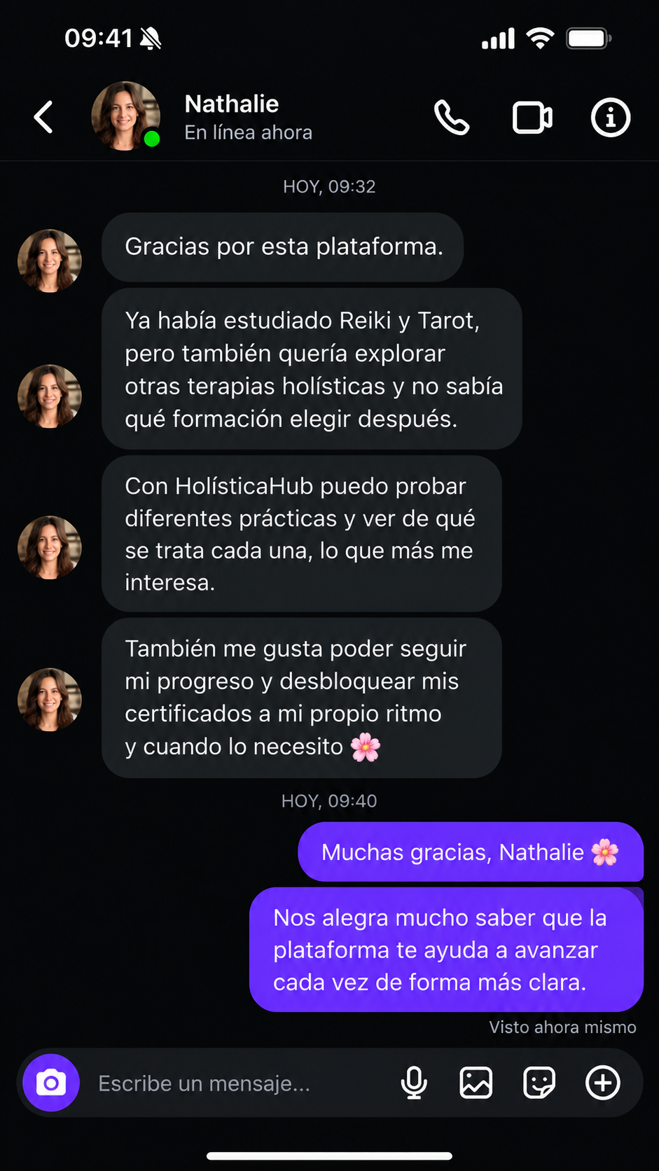 Alumna de HolísticaHub 4